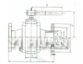 High-pressure  forged-steel ball valve brief figure of structure-2