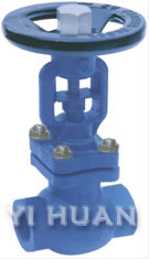 Threaded bellow seal globe valve