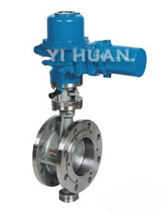 Three-cam eccentric hard-sealed butterfly valve-1