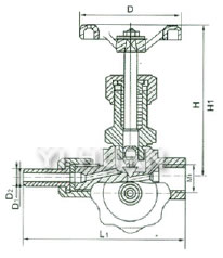 J19H pressure gauge valve diagram