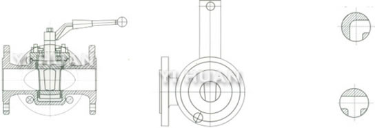 Bore forms & medium flowing forms for 3-way, 4-way plug valve-2