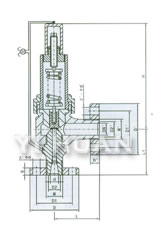 Closed Spring Loaded Low Lift Type-High Pressure Safety Valve brief figure of structure-2