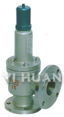 Corrugated-duct full-open type safety valve