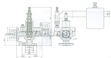 Impulse safety valve brief figure of structure-1