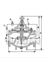 200X pressure-reducing valve construction