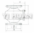 ZGB-Ⅰ型波紋阻火器 結(jié)構(gòu)圖