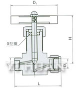 QJ-2氣動(dòng)管路截止閥結(jié)構(gòu)圖