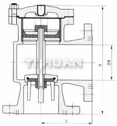 H142X液壓水位控制閥 結(jié)構(gòu)圖