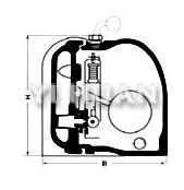 杠桿浮球蒸汽疏水閥 結(jié)構(gòu)圖1