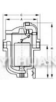 熱靜力蒸汽疏水閥 結(jié)構(gòu)圖1